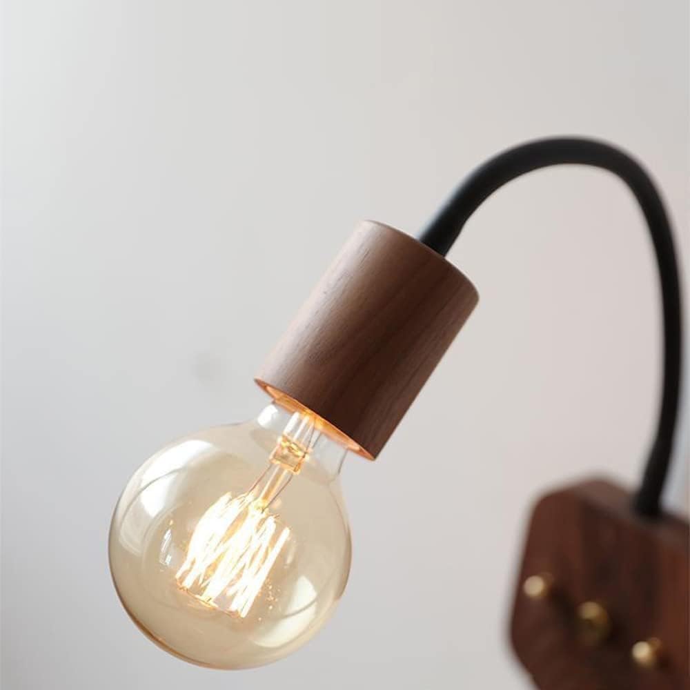 Wall Sconce, Wall Light 2-Lights Matte Black Bathroom Vanity Wall Sconce Pole Wall Mount Lighting Fixture Modern Industrial Wall Lamp