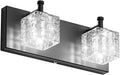 Wall Sconce Bathroom Decorative Wall Sconces Rotatable Wall Lamp Modern Wall Light 2-Light Matte Black Vanity Wall Mounted Lamp Modern Lighting Device Sconce for Living Room Restau