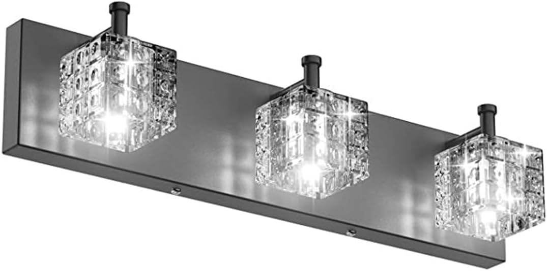 Wall Sconce Bathroom Decorative Wall Sconces Rotatable Wall Lamp Modern Wall Light 2-Light Matte Black Vanity Wall Mounted Lamp Modern Lighting Device Sconce for Living Room Restau