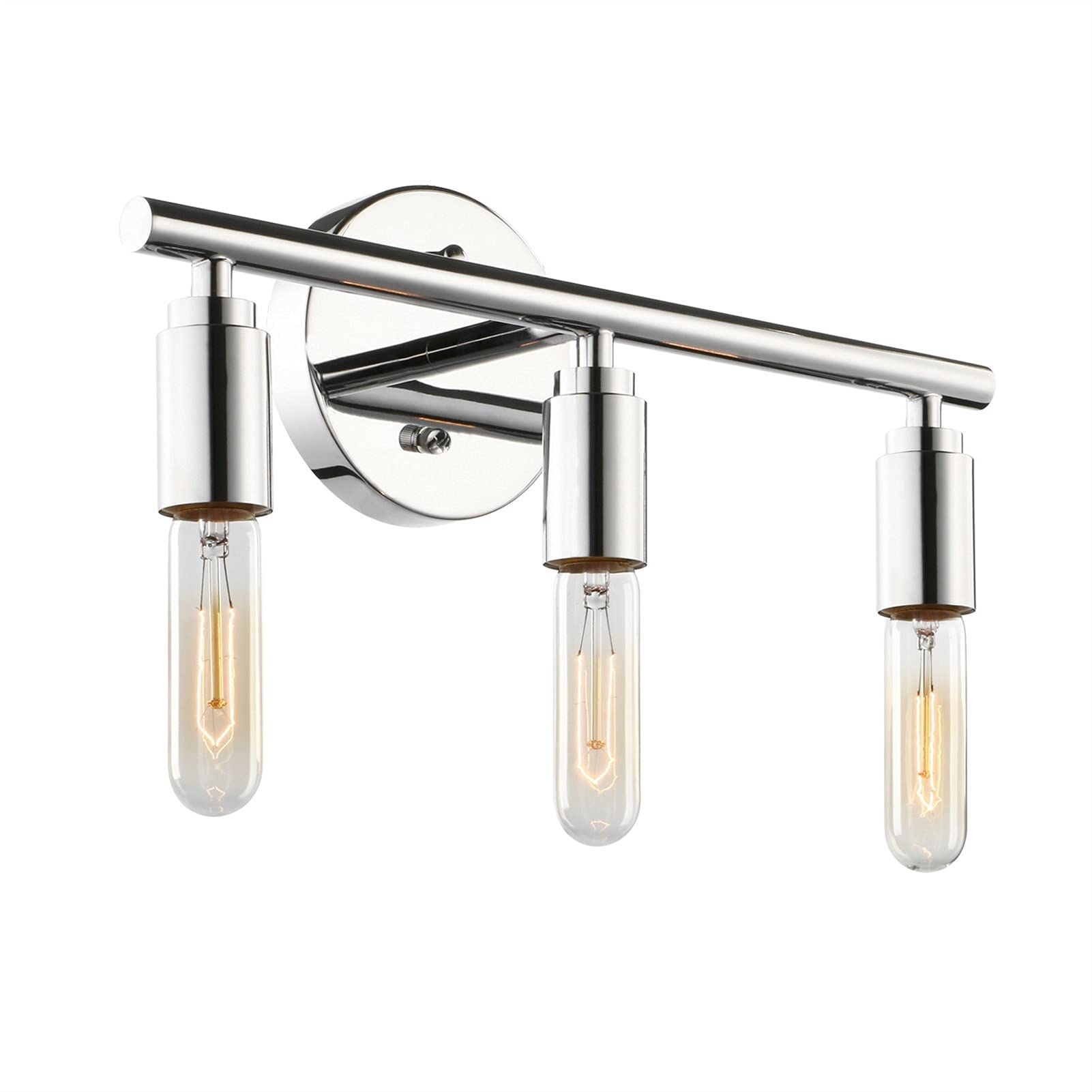 3 Light Sconce Matte Black Simplicity Bathroom Vanity Bedroom Wall,Modern lamp(Nero)