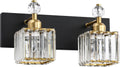 PRESDE P2228-2T-BK Modern Black 2-Light Bathroom Vanity
