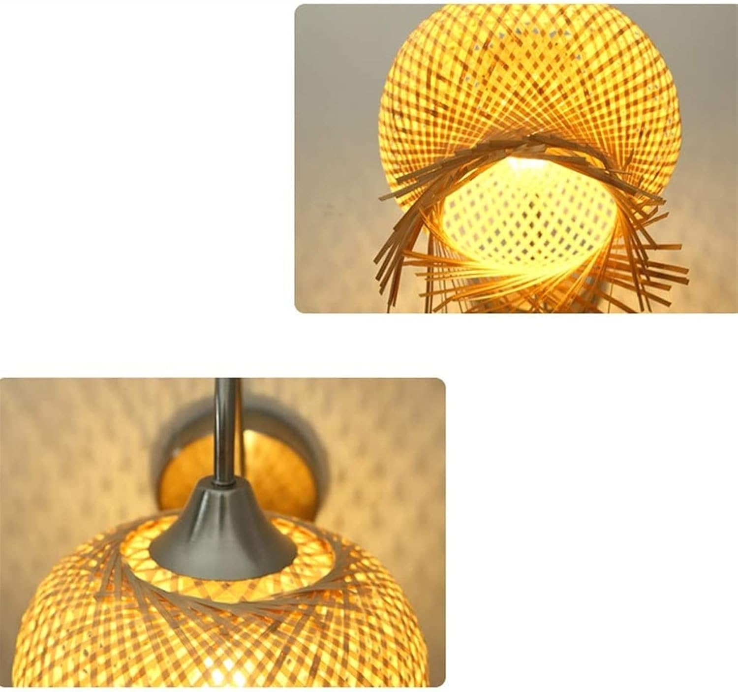 Japanese Style Bamboo Woven Flower Wall Lamp Country Pastoral E27 Light Theme Restaurant Lighting Corridor Sconce Lounge